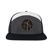 Leather Wind Patch 7 Panel Cap