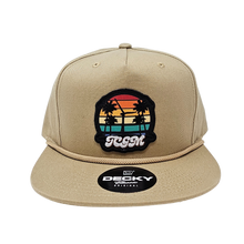 Beach Vibes 5 Panel High Profile Structured Cotton Snapback