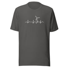 Wind Turbine Heart Beat Unisex t-shirt (W)